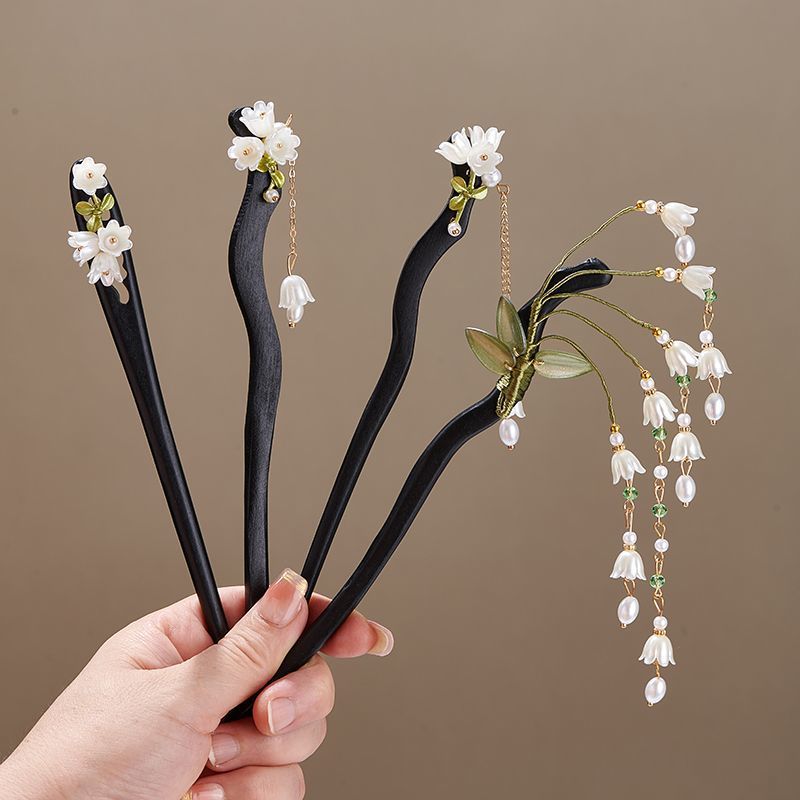 Florist Supplies - Épingle à cheveux en bois vintage