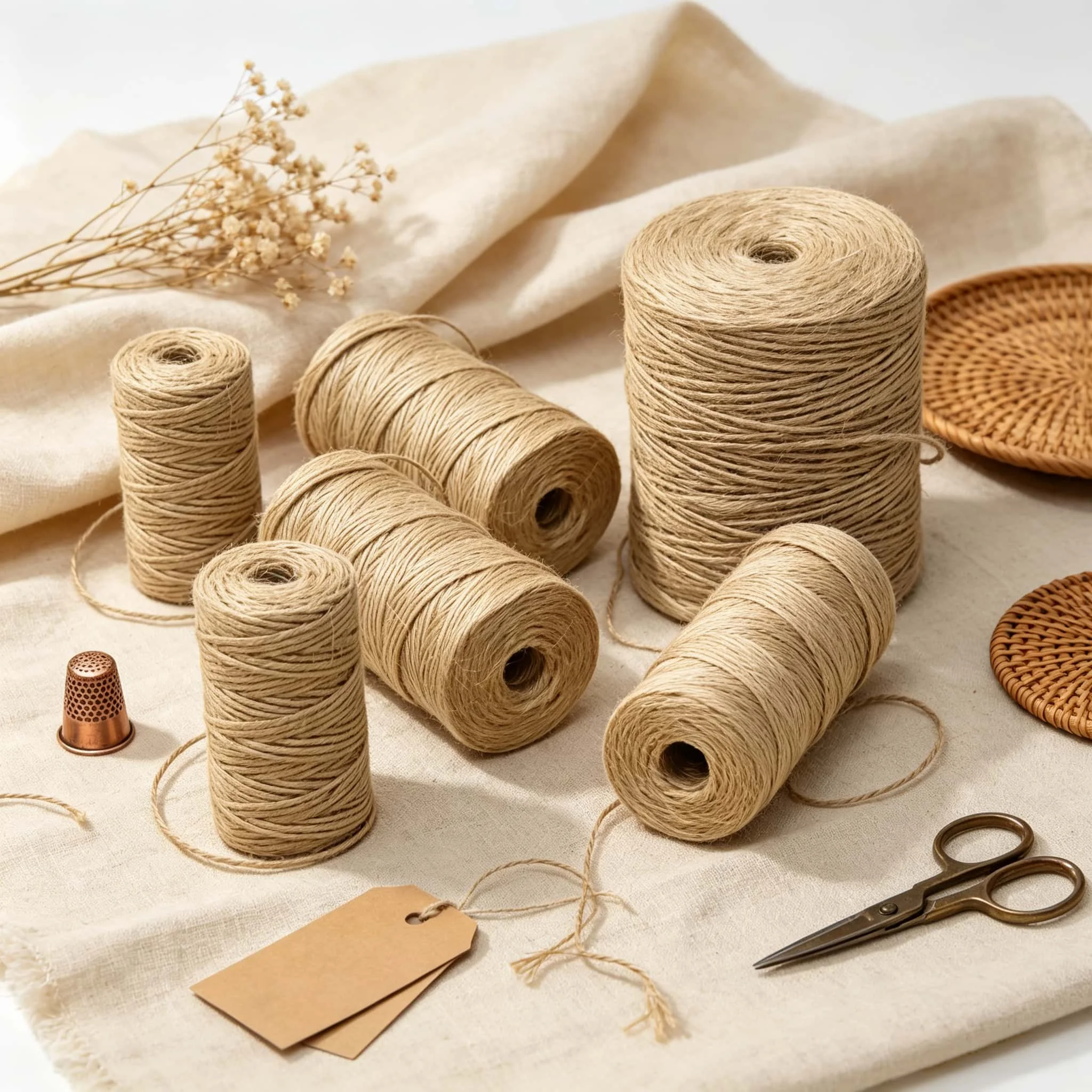 Ficelle de jute naturelle 1mm  - Natural Florist Supply avis et prix