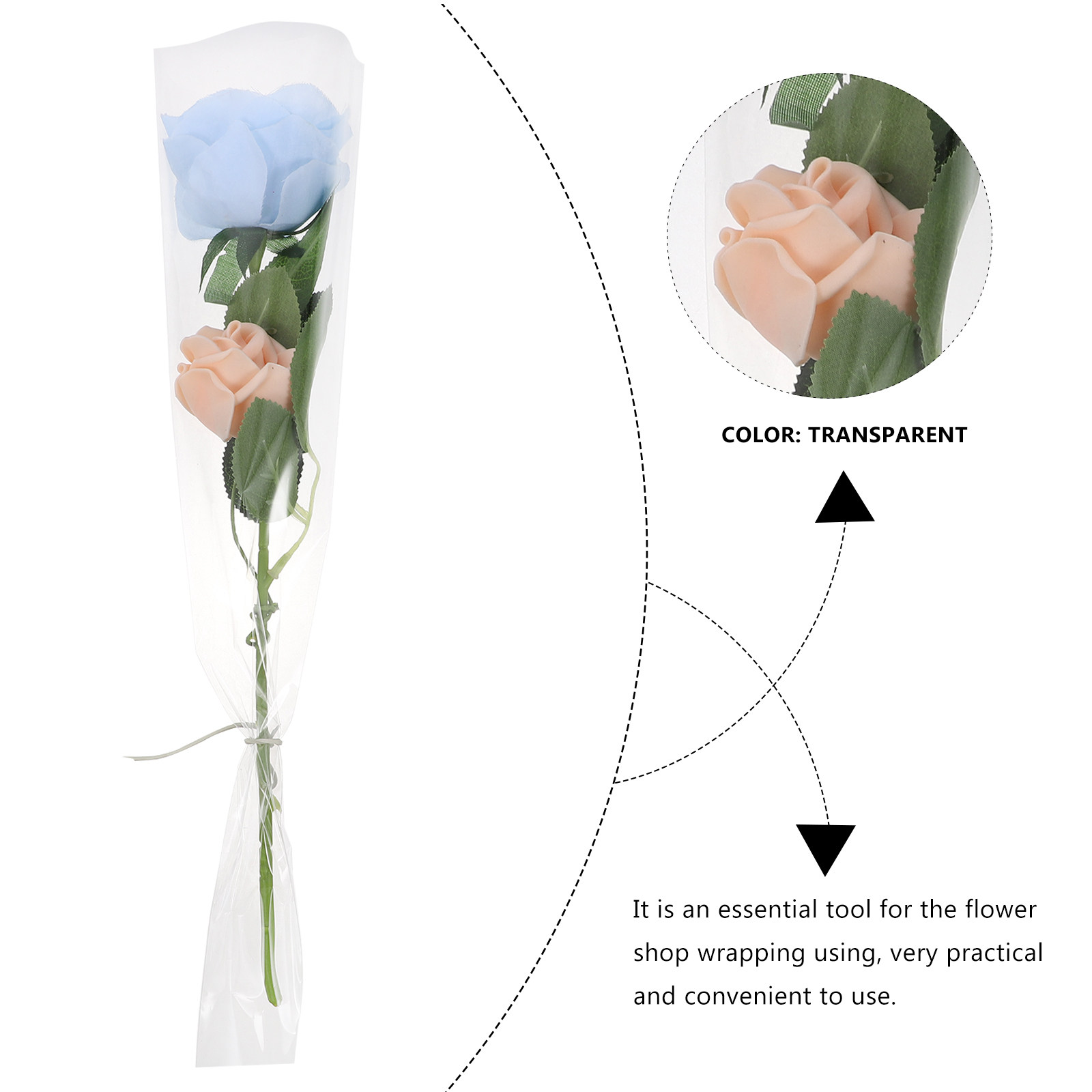 50 sacs en cellophane résistan - Florist Flower Supply avis et prix